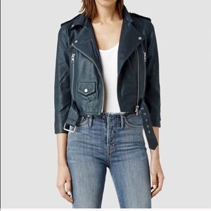 All Saints Biker Jacket Cropped